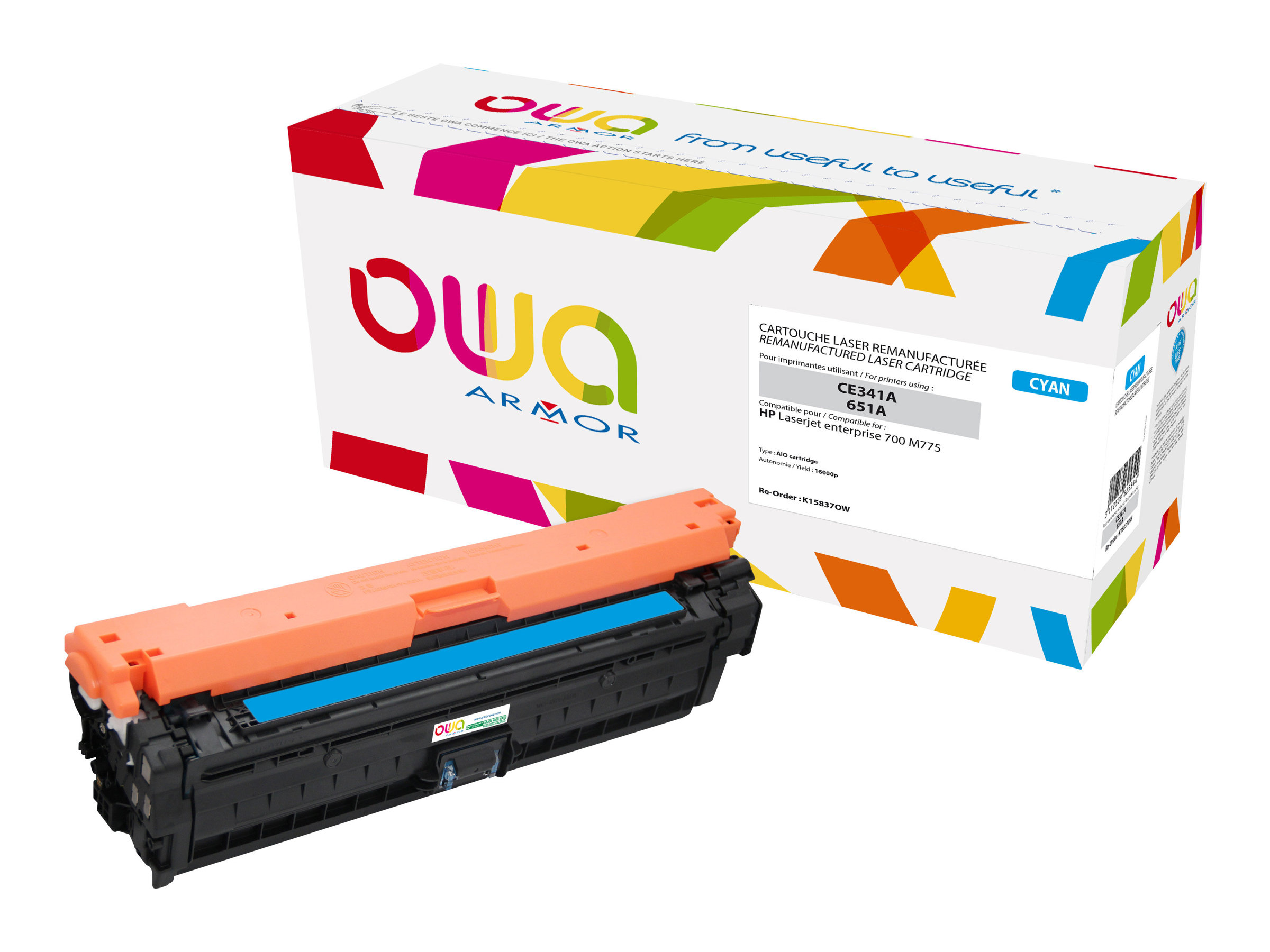 OWA Cyan wiederaufbereitet Tonerpatrone