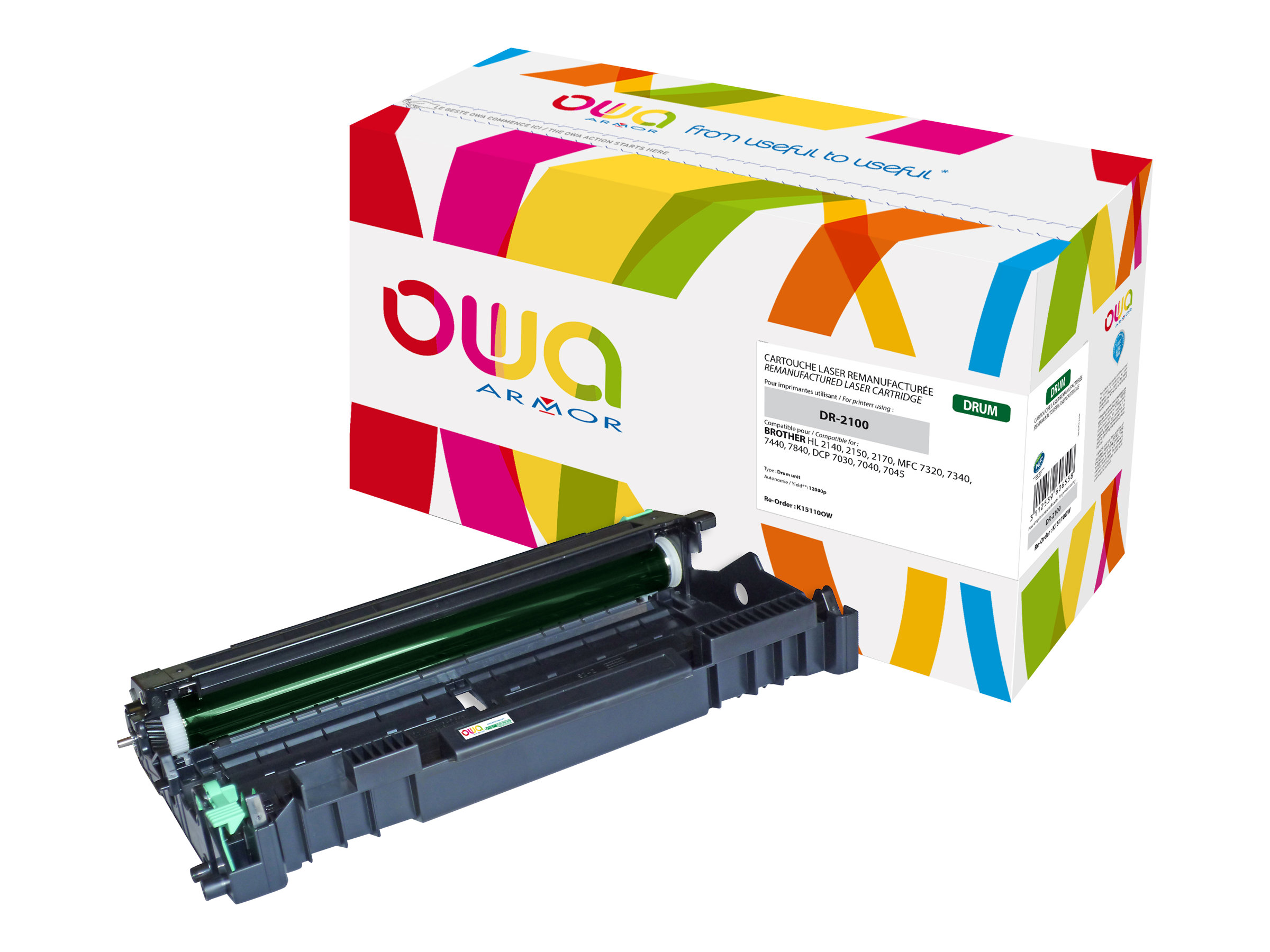 OWA Schwarz Trommel Kit