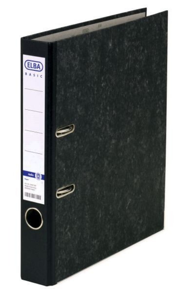 Ordner ELBA SMART A4 50 mm Wolkenmarmor schwarz