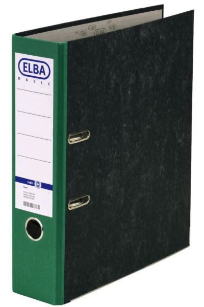 Ordner ELBA SMART A4 80 mm Wolkenmarmor grün