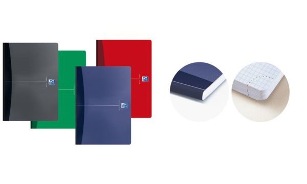 Oxford Office Buch - broschiert, DI N A4, 96 Blatt, kariert (5401025)