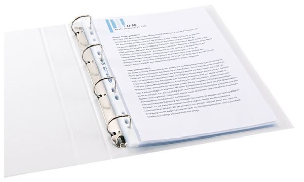 Oxford Prospekthülle Standard, DIN A4, PP, 0,09 mm, glasklar (61714610