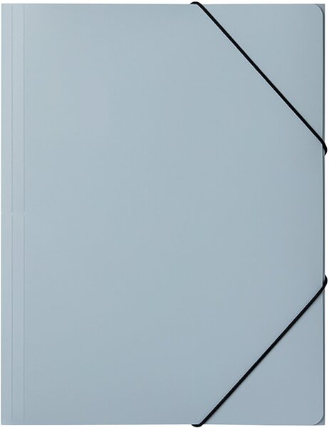 PAGNA Eckspannermappe "Pastell eco", DIN A4, PP, pastellblau