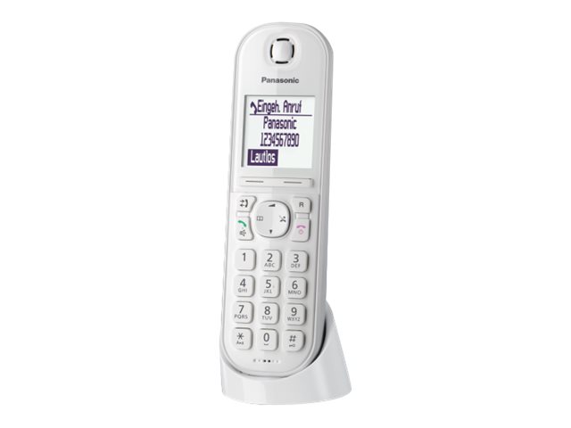 PANASONIC KX-TGQ200GW weiss IP Mobilteil für Router mit DECT/CAT-iq Basis Fritz PANASONIC KX-TGQ200GW weiss IP Mobilteil für Router mit DECT/CAT-iq Basis Fritz