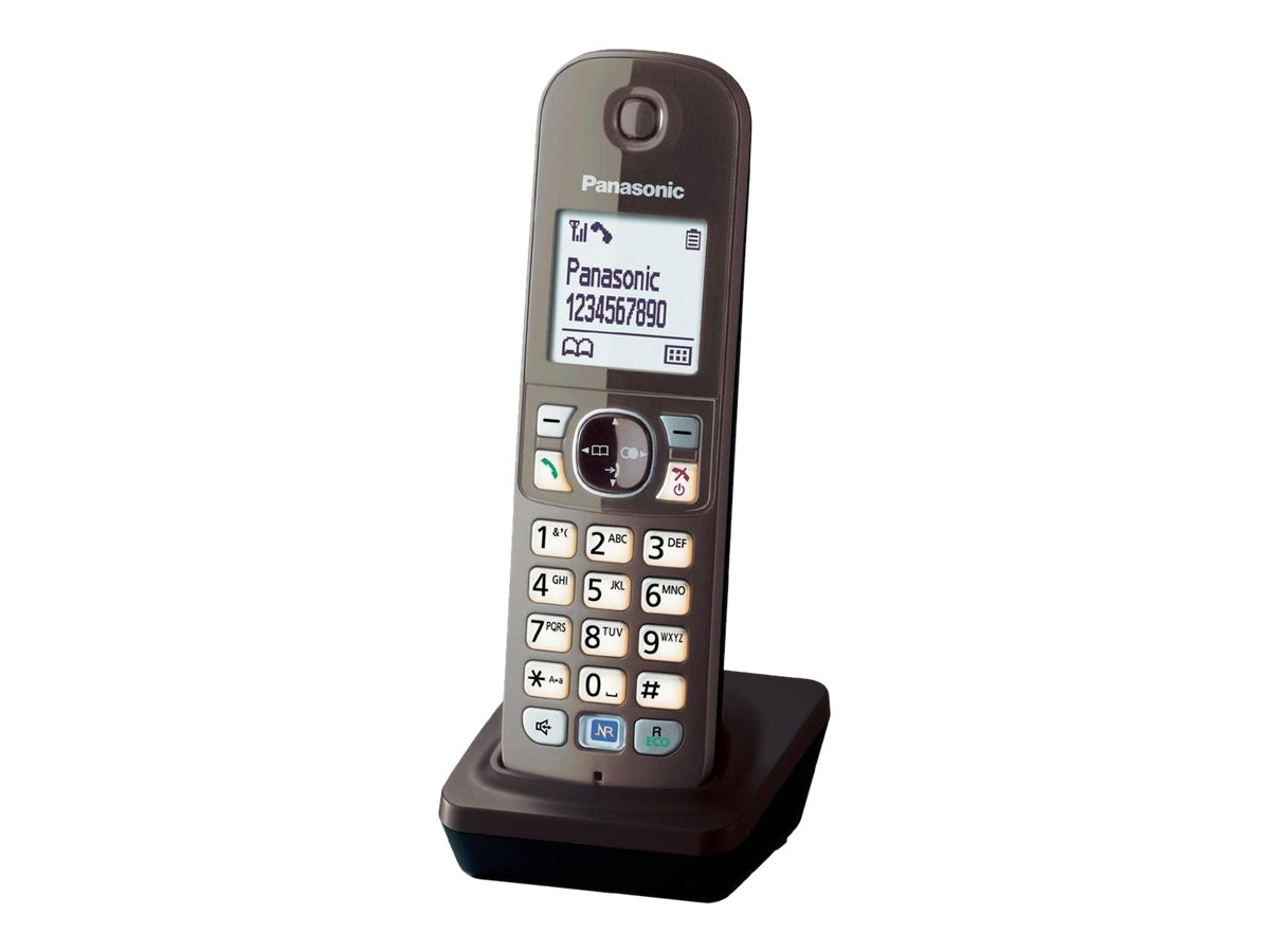 PANASONIC Mobilteil KX-TG68xx Serie inkl. Ladeschale mocca braun