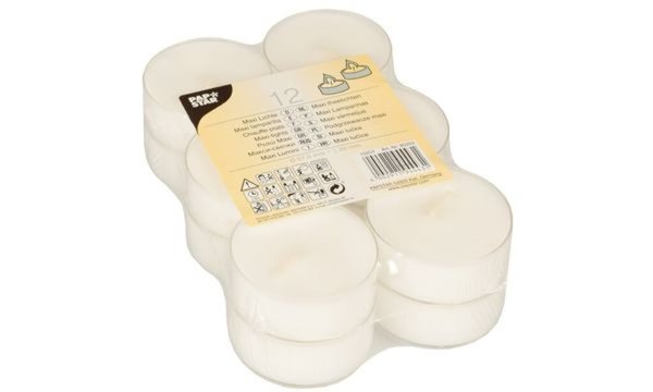 PAPSTAR Maxi-Teelichte, Durchmesser : 57 mm, weiß (6485203)