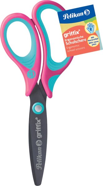 Schere griffix, lovely pink, für Rechtshänder, 14 cm