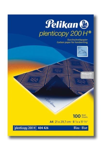 PELIKAN Durchschreibpapier Plenticopy 200, Inhalt: 10 Blatt A4, blau schreibend