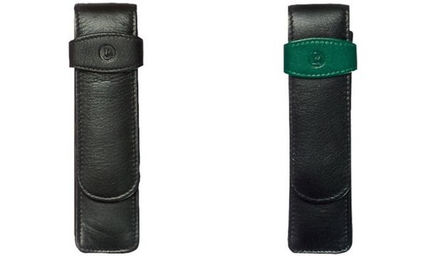 PELIKAN Schreibgeräteetui Pelikan Leder TG22 schwarz-grün