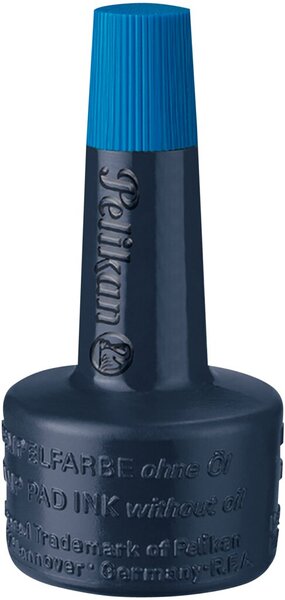 PELIKAN Stempelfarbe Pelikan o.Öl blau 4 K 28 ml Verstreicherflasche