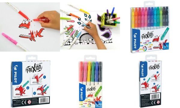PILOT Radierbarer Fasermaler FRIXIO N COLORS, 12er Etui (5054374)