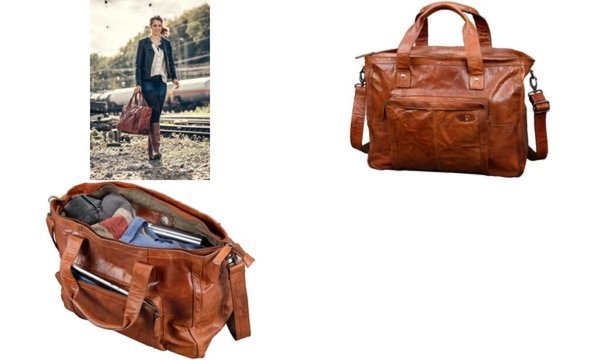 PRIDE&SOUL Damentasche ROYAL T, E chtleder, braun (5317998)