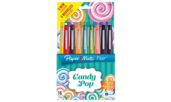 Paper:Mate Faserschreiber Flair Ca ndy Pop, 16er Etui (5103976)