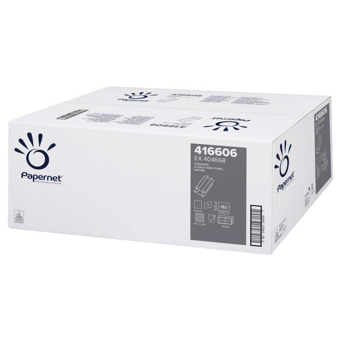 Papierhandtücher 1-lagig, 24,5 x 33 cm, C-Falz, Recycling, naturweiß | 4200 Blatt/Karton NEU: jetzt 4200 Blatt statt 3640 Blatt 