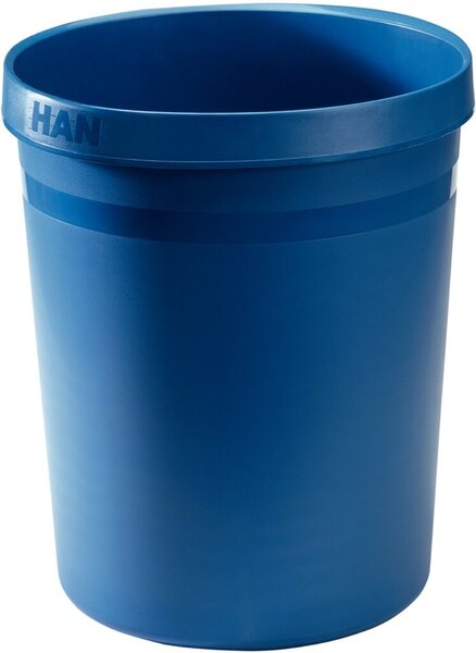Papierkorb 18 Liter Grip Karma, öko-blau, Griffrand, 2 Griffmulden,