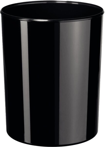 Papierkorb Elegance schwarz 13 Liter, hochglänzend
