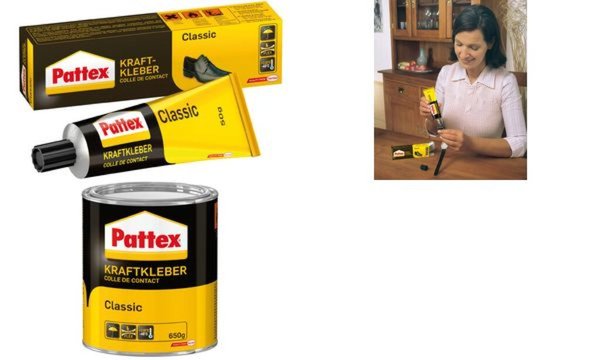 Pattex Kraftkleber Classic, lösemit telhaltig, 650 g Dose (56071041)
