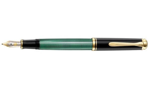 Pelikan Füllhalter "Souverän 600", schwarz/grün, F