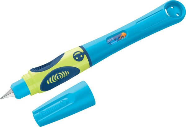 Pelikan griffix Füllhalter Neon Fresh Blue, für Linkshänder