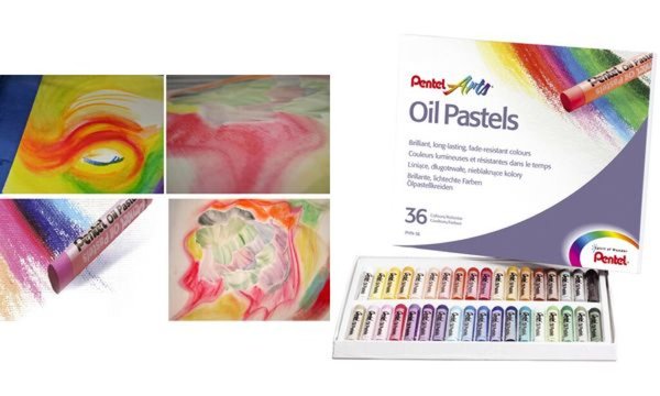PentelArts Ölpastellkreide PHN4, 36 er Kunststoff-Etui (67006671)