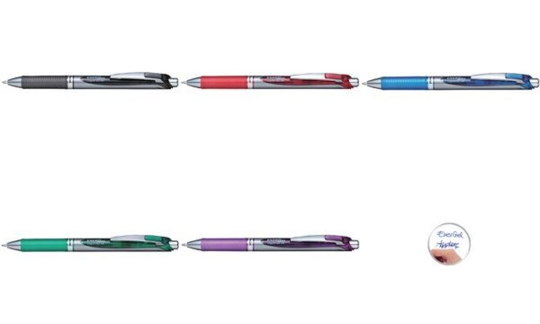 Pentel Liquid Gel-Tintenroller Ener gel BL80, schwarz (5232242)