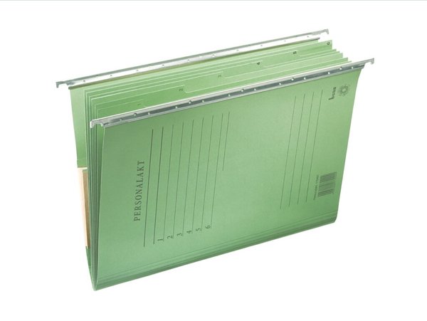 Personalaktmappe Vetro-Mobil,moosgrün Hängemappe A4, mit Aufdruck, Innen-