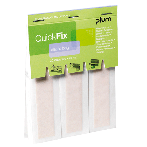 Pflaster-Nachfüllpackung QuickFix "Elastic Long Refill" Fingerverband | 30 Strips elastisch textile Pflaster 120 x 20 mm für Pflasterspender QuickFix/QuickZip Pflaster-Nachfüllpackung QuickFix "Elastic Long Refill" Fingerverband | 30 Strips elastisch textile Pflaster 120 x 20 mm für Pflasterspender QuickFix/QuickZip