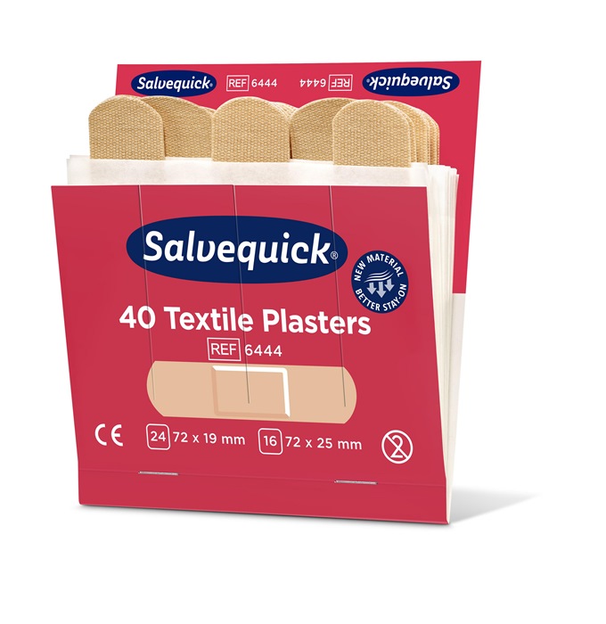 Pflasterstrips Salvequick elastisch 6 Nachfüllpack je 40 St.SALVEQUICK