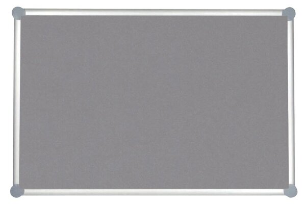 Pinnboard 2000 MAULpro 90/120 gr Textil Alurahmen graue Ecken