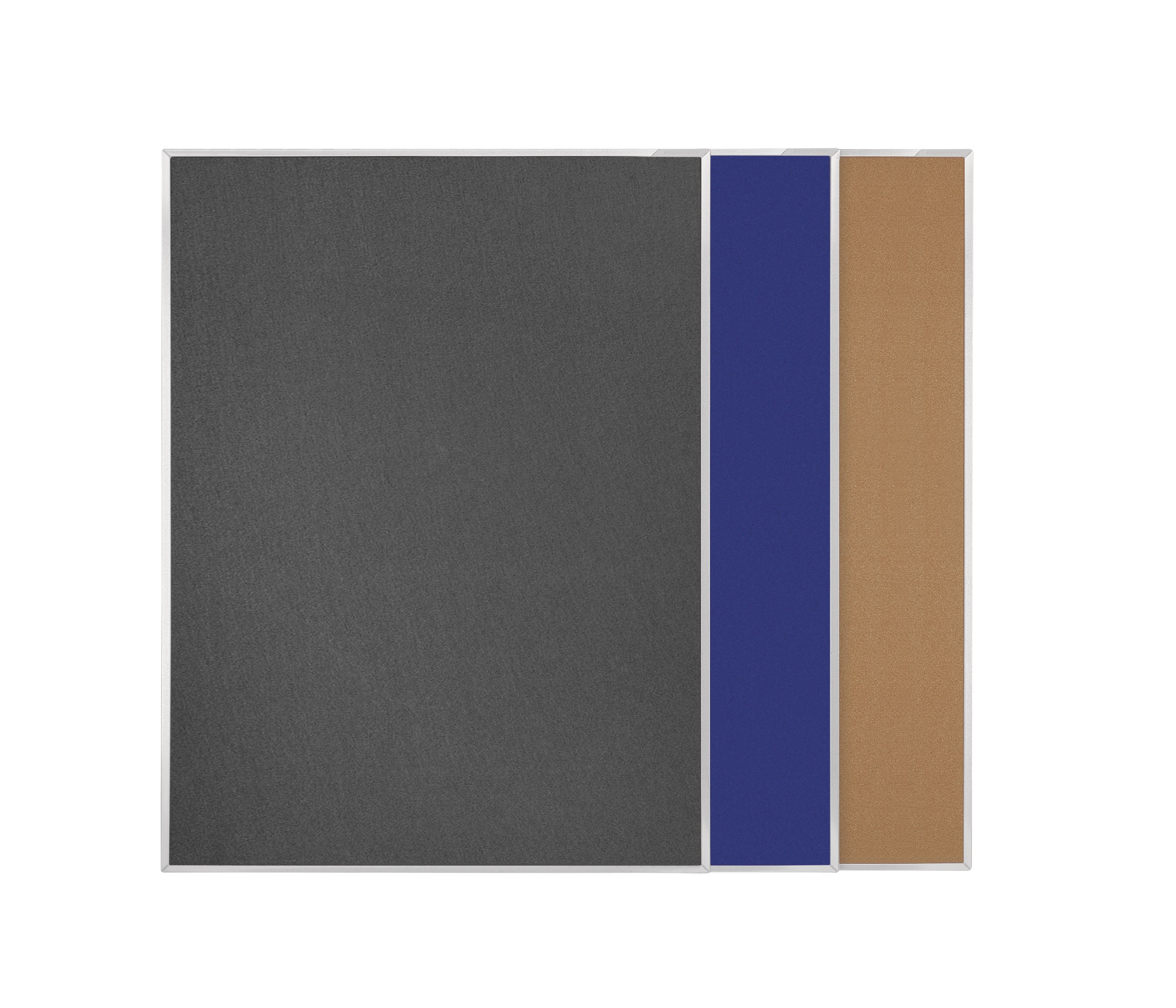 Pintafel einseitig (1200x900mm, Filz blau)