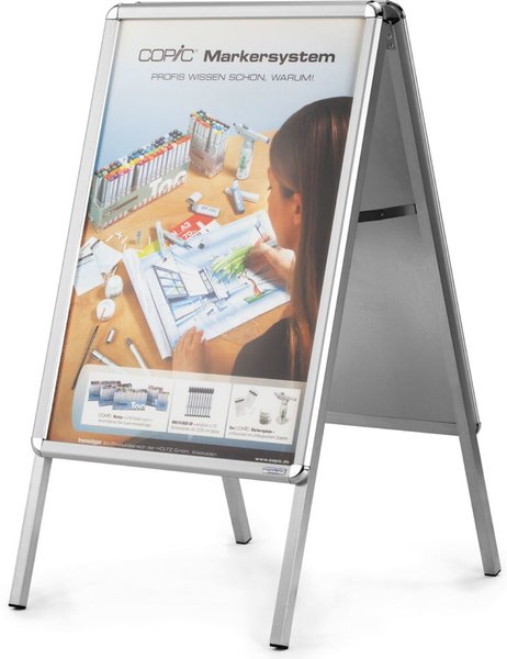 Plakatständer/Kundenstopper für A1 Abmessung: 639mm x 886mm