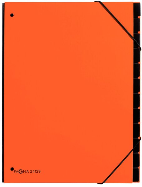 Pultordner 12 Fächer, orange 