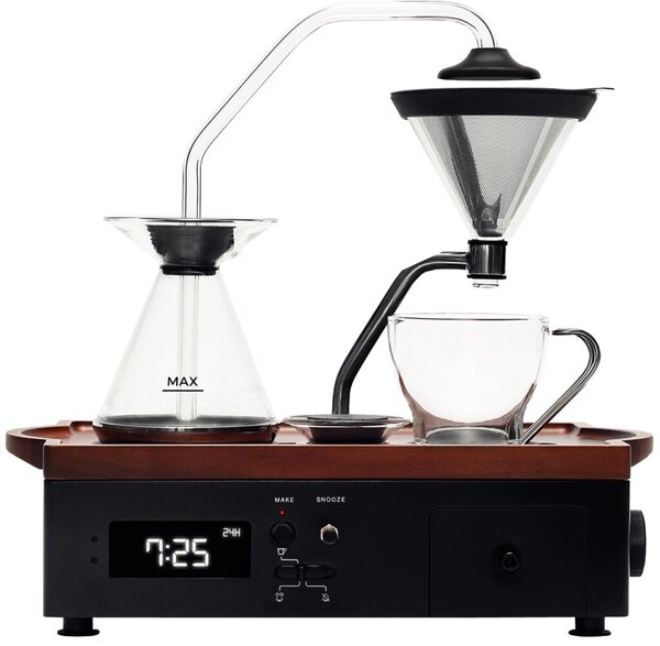 Design Kaffeemaschine Tee Timer, schwarz, 28 x 18 cm x 29 cm