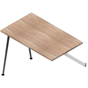 Quadrifoglio Anbautisch X3 ulme rechteckig 100,0 x 60,0 x 75,0 cm
