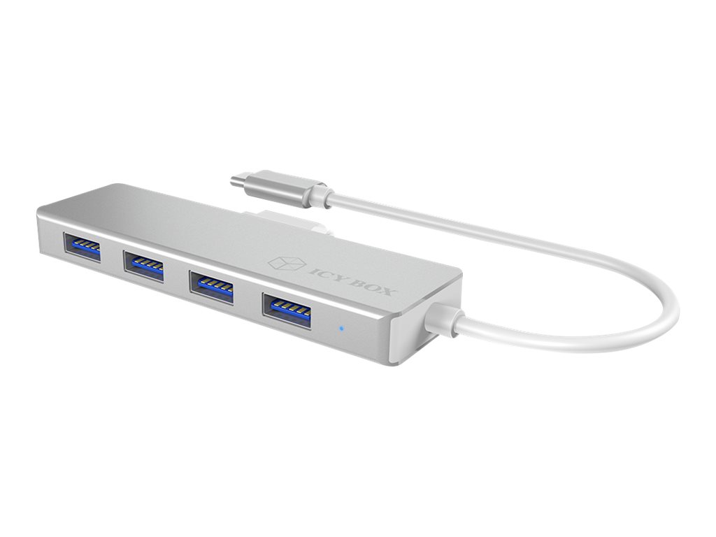 RAIDSONIC ICY BOX IB-HUB1425-C3 USB 3.0 Type-C HUB mit 4x USB 3.0 Type-A integr