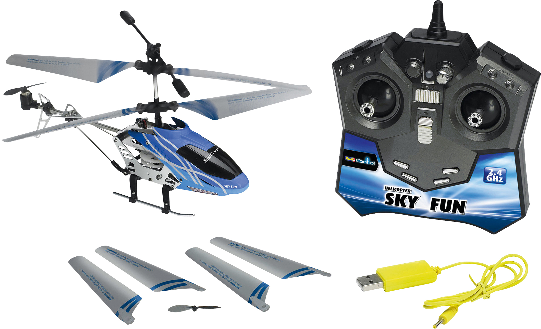 RC 2,4GHz Helicopter Sky Fun, Nr: 23982
