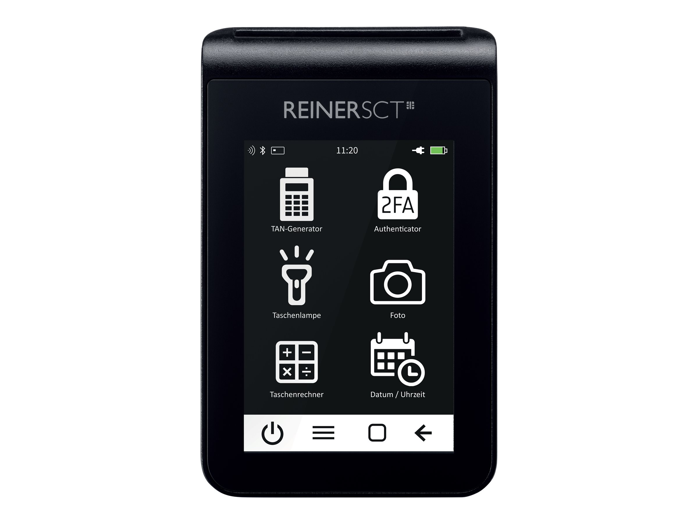 REINERSCT tanJack deluxe Logo Zwei-Faktor-Authentisierung Photo QR-Leser Kalend