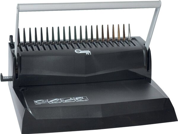 Plastikbindemaschine PB 2 stanzt bis zu 12 Blatt