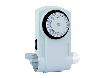 REV RITTER Zeitschaltuhr mechanisch 2-fach weiss