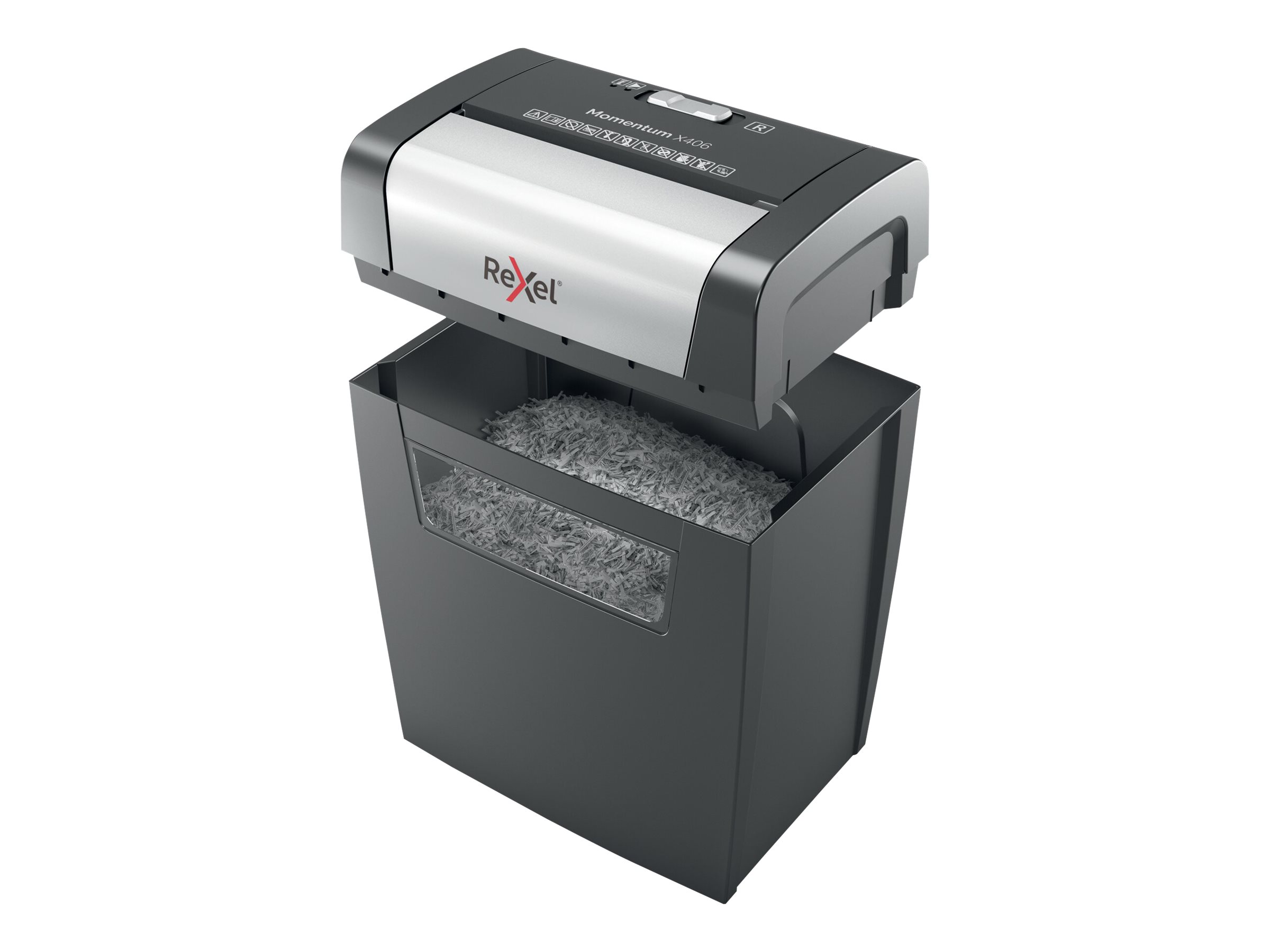 REXEL Momentum X406 - Vorzerkleinerer - Kreuzschnitt - 4 x 30 mm - P-4 REXEL Momentum X406 - Vorzerkleinerer - Kreuzschnitt - 4 x 30 mm - P-4