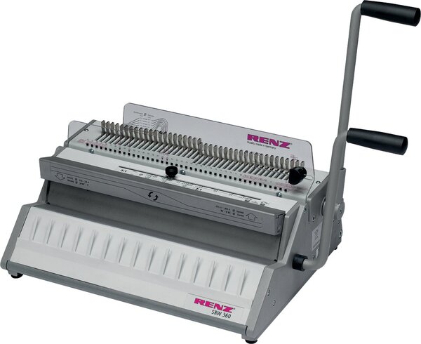 RENZ SRW 360 Stanz & Binde- maschine für Drahtkammbindung