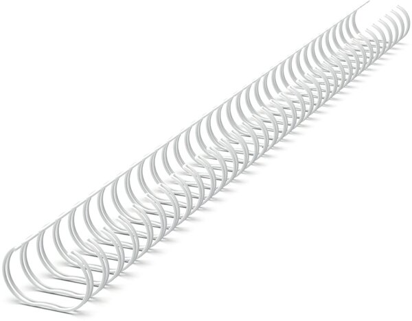 Binderücken Renz Ring Wire 3:1 14,3 mm für 120 Blatt weiß
