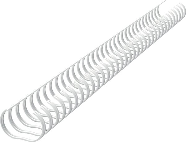 Binderücken Renz Ring Wire 3:1 16,0 mm für 135 Blatt weiß