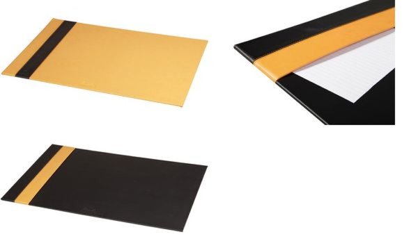 RHODIA Schreibunterlage, aus Kunstl eder, schwarz (8017063)