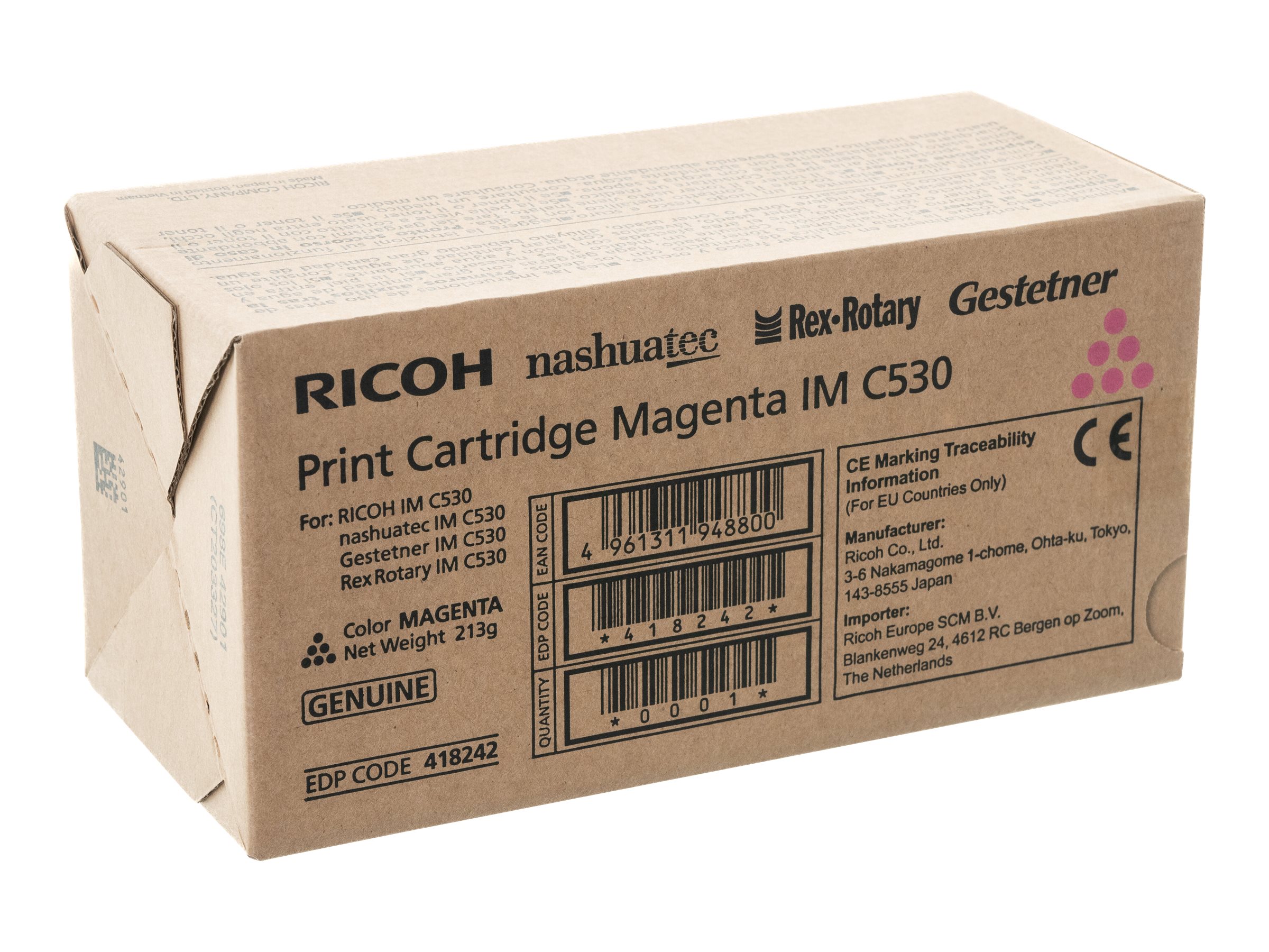 RICOH Cartridge IM C530 Magenta RICOH Cartridge IM C530 Magenta