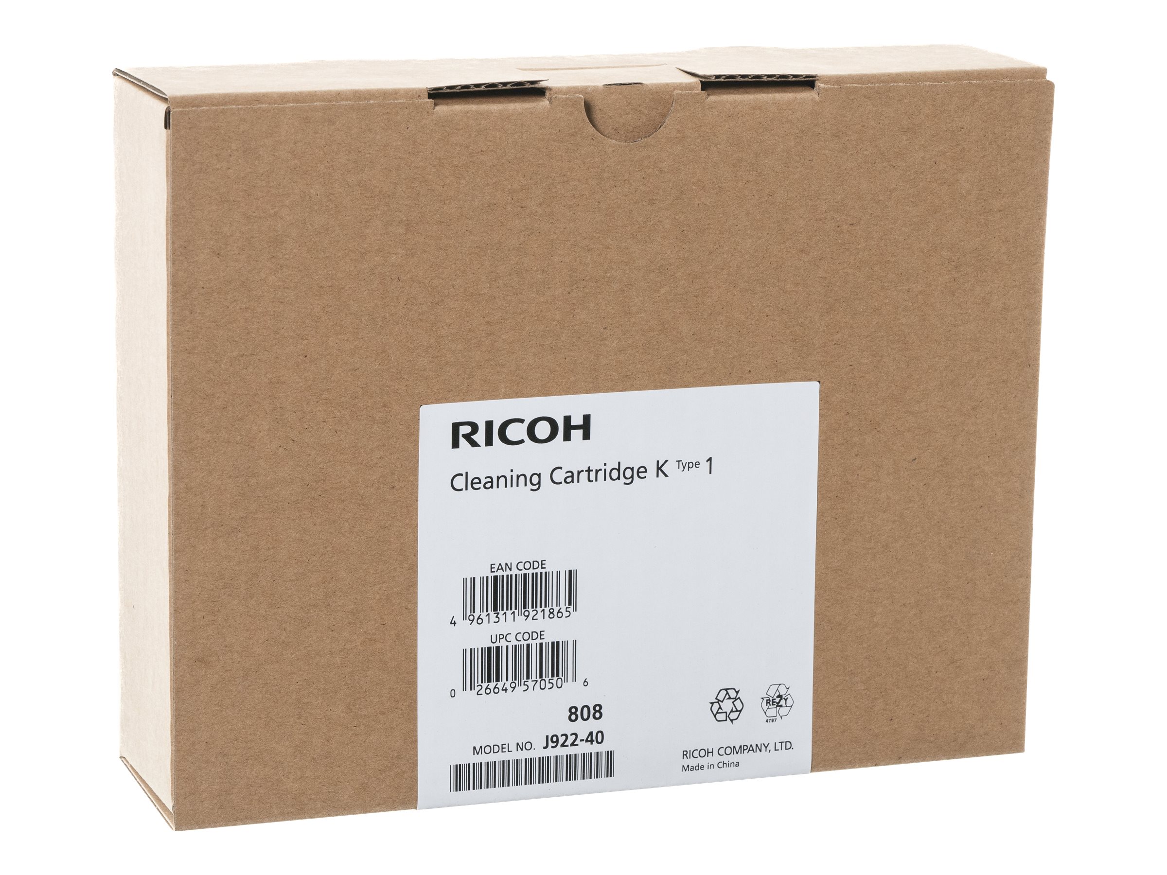RICOH Reinigungskartusche schwarz
