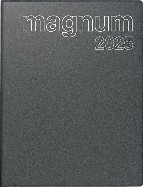 Buchkalender Magnum Reflection 18,3x24cm, grau, 2025, 1Woche/2Seiten Buchkalender Magnum Reflection 18,3x24cm, grau, 2025, 1Woche/2Seiten