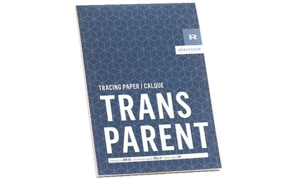 RÖMERTURM Künstlerblock TRANSPAREN T, DIN A4, 50 Blatt (5270030)