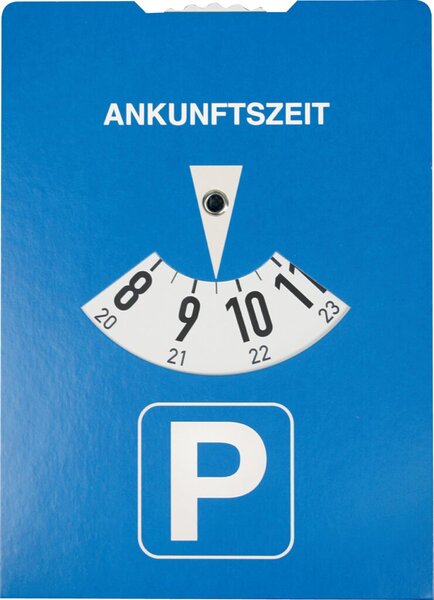 RNK Verlag Parkscheibe, aus Karton, Farbe: blau (6530129)