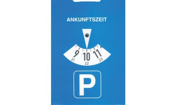RNK Verlag Parkscheibe, aus Karton, Farbe: blau (6530129)